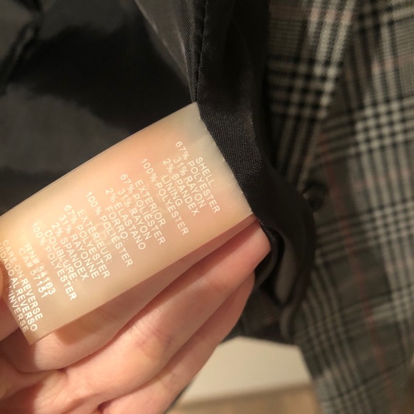 Tommy Hilfiger plaid blazer suit jacket - Picture 3 of 4